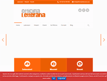 Tablet Screenshot of officinaletteraria.com